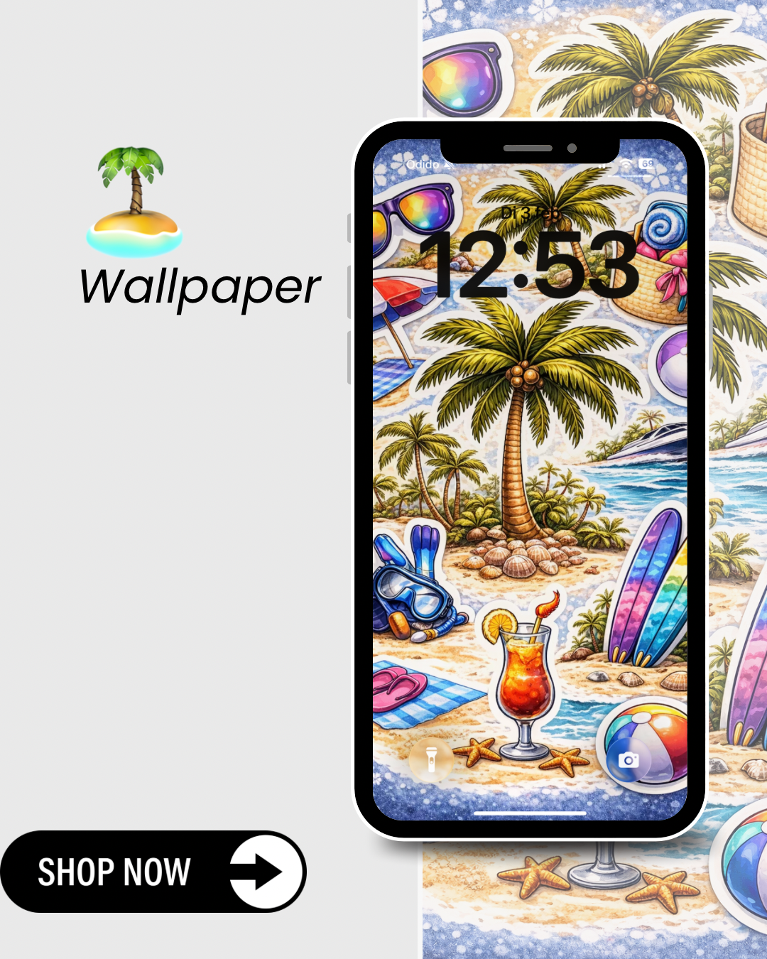 ZONVAKANTIE WALLPAPER